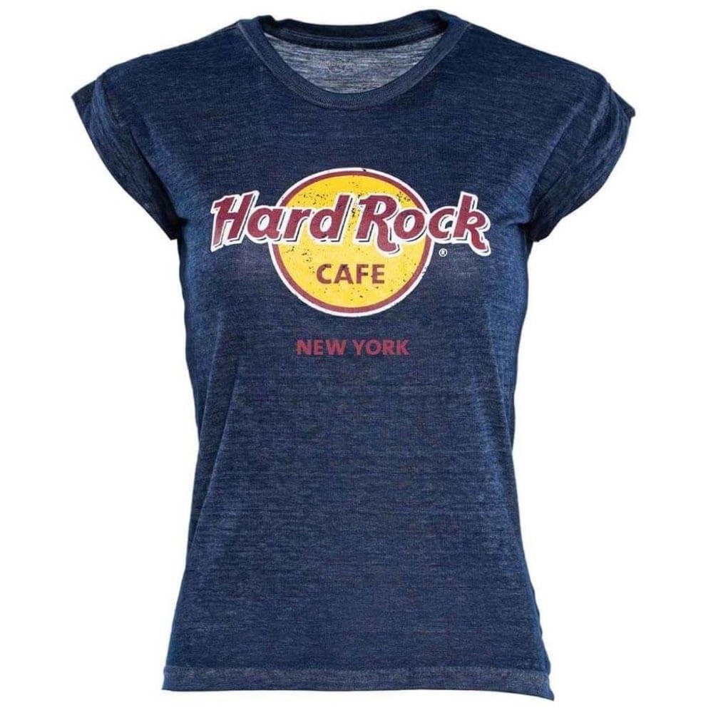 HARD ROCK CAFE | New York Classic Logo Boyfriend Tee